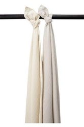 Meyco Swaddle 2-pack Pre-washed Muslin Uni - Soft Sand/greige - 120x120cm - Mari Kali Stores Cyprus